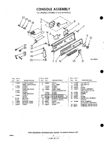 06 - Console parts for Whirlpool SVU90W0 / from AppliancePartsPros.com