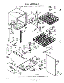 04 - Tub parts for Whirlpool SVU90W1 / from AppliancePartsPros.com