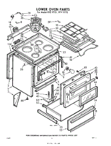 04 - Lower Oven parts for Whirlpool RYE9770 / from AppliancePartsPros.com