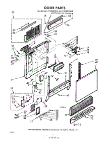 02 - Door parts for Whirlpool SVU90W2 / from AppliancePartsPros.com