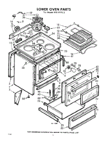 04 - Lower Oven parts for Whirlpool RYE97702 / from AppliancePartsPros.com