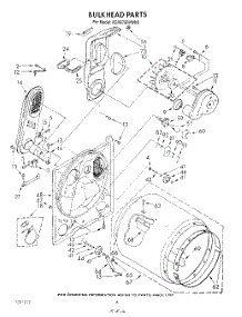 04 - Bulkhead parts for Kitchenaid Dryer KGYE750VPL0 / from AppliancePartsPros.com