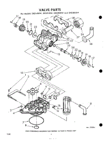 06 - Valve parts for Whirlpool Dishwasher SXS2100W / from AppliancePartsPros.com