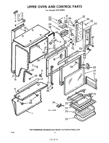 02 - Upper Oven And Control parts for Whirlpool RYE9890 / from AppliancePartsPros.com