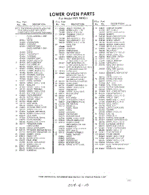05 - Section parts for Whirlpool RYE98901 / from AppliancePartsPros.com