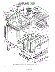 04 - Lower Oven parts for Whirlpool RYE98902 / from AppliancePartsPros.com