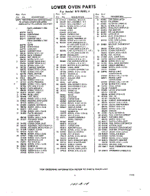 05 - Section parts for Whirlpool RYE98904 / from AppliancePartsPros.com