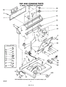 04 - Top And Console parts for Whirlpool Washer LA5880XKW0 / from AppliancePartsPros.com