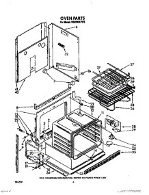 03 - Oven parts for Whirlpool Range RS6300XVN2 / from AppliancePartsPros.com