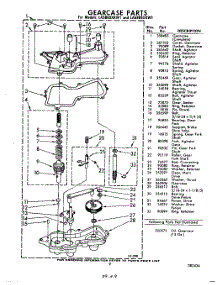 09 - Gear Case parts for Whirlpool Washer LA5885XKW1 / from AppliancePartsPros.com