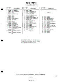 05 - Section parts for Whirlpool Dishwasher SXU325W0 / from AppliancePartsPros.com