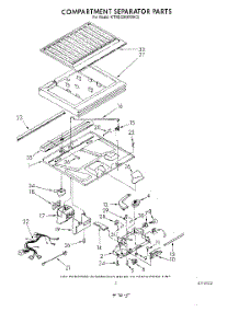 04 - Compartment Separator parts for Kitchenaid Refrigerator KTRS22KWAL00 / from AppliancePartsPros.com