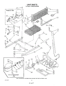 06 - Unit parts for Kitchenaid Refrigerator KTRS22KWAL00 / from AppliancePartsPros.com