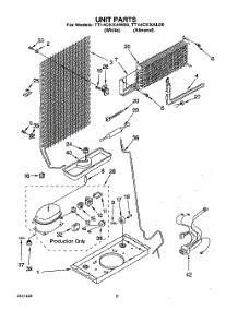 04 - Unit parts for Whirlpool Refrigerator TT14CKXAN00 / from AppliancePartsPros.com