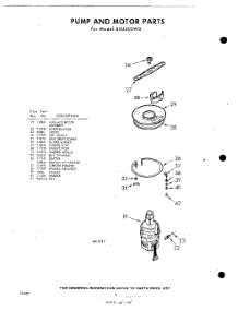 06 - Pump And Motor parts for Whirlpool Dishwasher SXU400W3 / from AppliancePartsPros.com