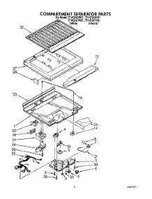 04 - Compartment Separator parts for Whirlpool Refrigerator TT14CKXXN01 / from AppliancePartsPros.com