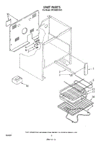 06 - Unit , Lit / Optional parts for Whirlpool Range RF306BXVN3 / from AppliancePartsPros.com
