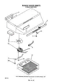 02 - Section parts for Whirlpool Hood RH4931XWN1 / from AppliancePartsPros.com