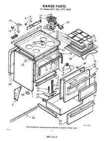 02 - Section parts for Whirlpool RYV3665 / from AppliancePartsPros.com