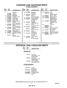 09 - Lit / Optional And Literature parts for Whirlpool Range SF3000SWW0 / from AppliancePartsPros.com