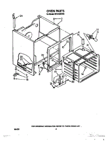 05 - Section parts for Whirlpool Range RF3100XVN0 / from AppliancePartsPros.com