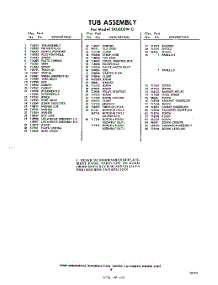 05 - Section parts for Whirlpool Dishwasher SXU600W0 / from AppliancePartsPros.com