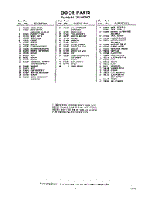 03 - Section parts for Whirlpool Dishwasher SXU600W2 / from AppliancePartsPros.com