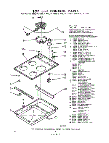 04 - Section parts for Whirlpool RYV7160H1 / from AppliancePartsPros.com