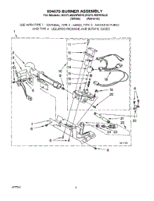 03 - Section parts for Kitchenaid Dryer KGYL405WAL0 / from AppliancePartsPros.com