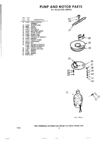 06 - Pump And Motor parts for Whirlpool Dishwasher SXU600W5 / from AppliancePartsPros.com