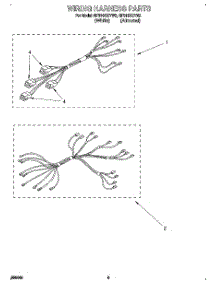 05 - Wiring Harness, Lit / Optional parts for Whirlpool Range RF310BXYN2 / from AppliancePartsPros.com