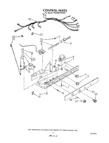 12 - Control parts for Whirlpool Refrigerator TS22AWXWN00 / from AppliancePartsPros.com