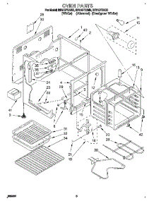 03 - Oven parts for Whirlpool Range RF310PXAN0 / from AppliancePartsPros.com