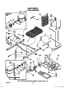 10 - Unit parts for Whirlpool Refrigerator TS22AWXXN00 / from AppliancePartsPros.com