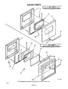 04 - Door parts for Whirlpool RYV7760H / from AppliancePartsPros.com