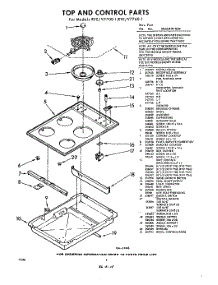 06 - Top And Control parts for Whirlpool RYV7760H1 / from AppliancePartsPros.com