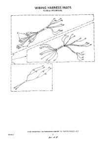 06 - Wiring Harness , Lit / Optional parts for Whirlpool Range RF310PXVG2 / from AppliancePartsPros.com