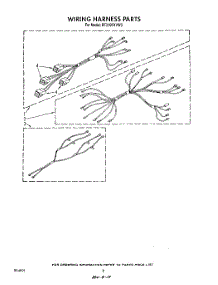06 - Wiring Harness , Lit / Optional parts for Whirlpool Range RF310PXVG3 / from AppliancePartsPros.com
