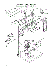 02 - Section parts for Whirlpool Dryer LER7858AN0 / from AppliancePartsPros.com