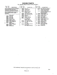 05 - Section parts for Whirlpool RYV7760P9 / from AppliancePartsPros.com