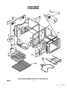 04 - Oven parts for Whirlpool Range RF310PXXN0 / from AppliancePartsPros.com