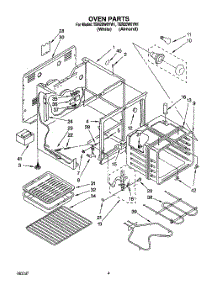 03 - Oven parts for Whirlpool Range TER20W0YN1 / from AppliancePartsPros.com