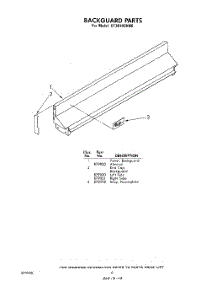 08 - Back Guard parts for Whirlpool Range SF3010SKN0 / from AppliancePartsPros.com