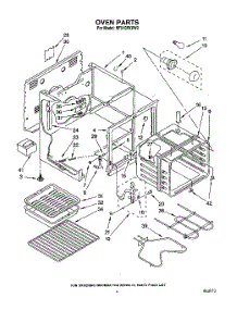 04 - Oven parts for Whirlpool Range RF310PXXN2 / from AppliancePartsPros.com