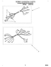 05 - Wiring Harness , Literature And Optional parts for Whirlpool Range TER20W0YN2 / from AppliancePartsPros.com