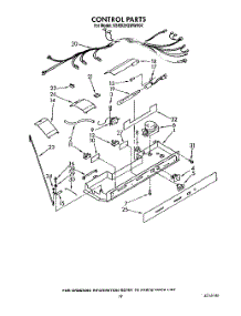 12 - Control parts for Kitchenaid Refrigerator KSRB25QWAL02 / from AppliancePartsPros.com
