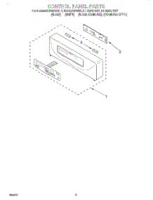 02 - Control Panel, Literature parts for Kitchenaid Oven KEBS277DBS7 / from AppliancePartsPros.com