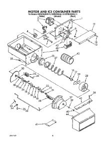 07 - Motor And Ice Container, Lit / Optional parts for Kitchenaid Refrigerator KSRB25QXAL10 / from AppliancePartsPros.com