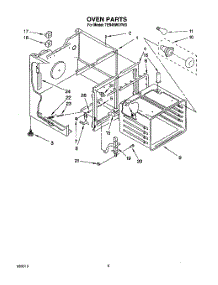 07 - Oven parts for Whirlpool Range TER46W0YN0 / from AppliancePartsPros.com