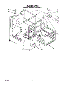 05 - Oven parts for Whirlpool Range TER46W0YN1 / from AppliancePartsPros.com